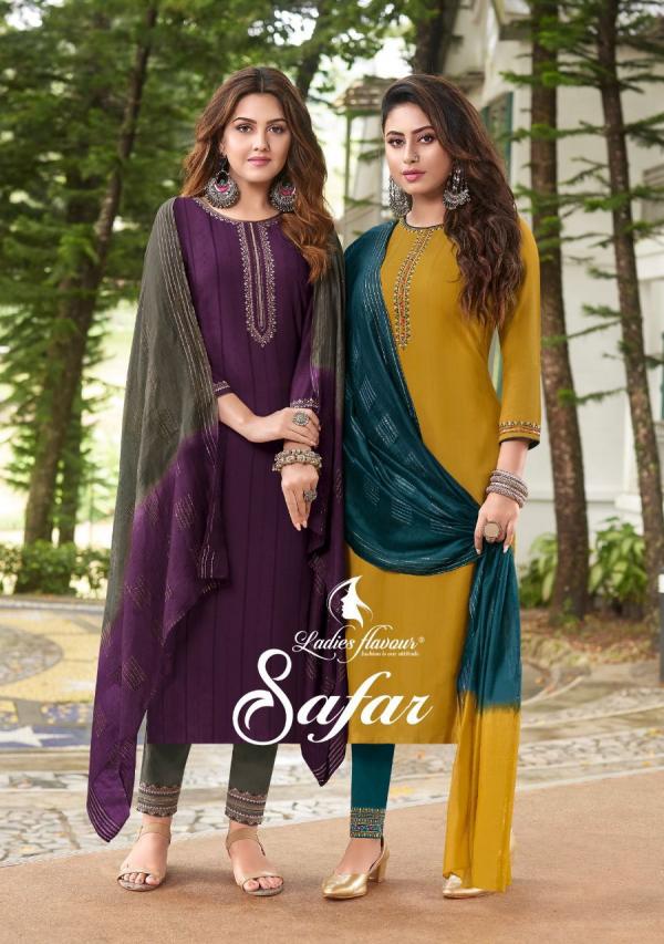 Ladies Flavour Safar Viscose Designer Exclusive Readymade Suit